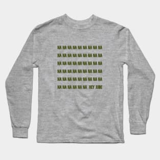 Hey Jude, green Long Sleeve T-Shirt